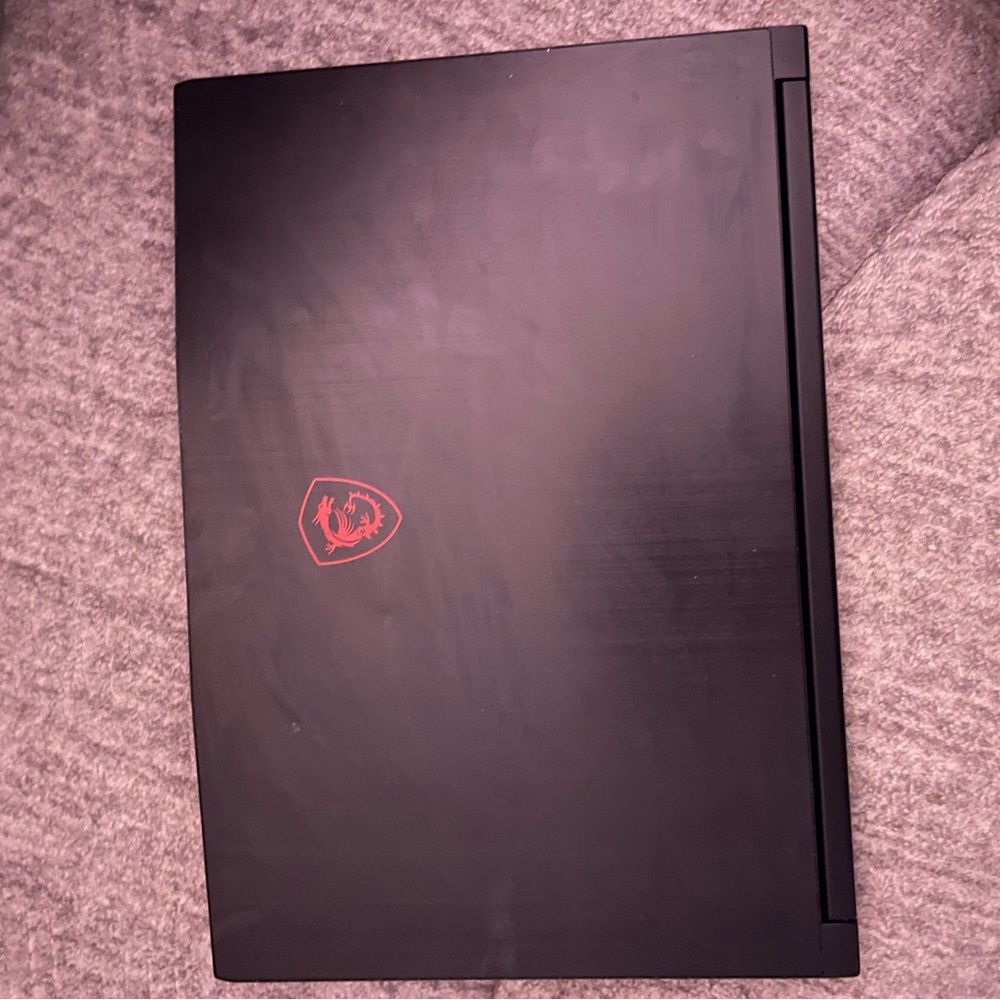 MSI gaming laptop gf65, black